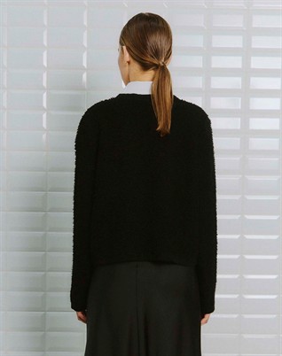 Julia WBL Boucle Cardigan - Black